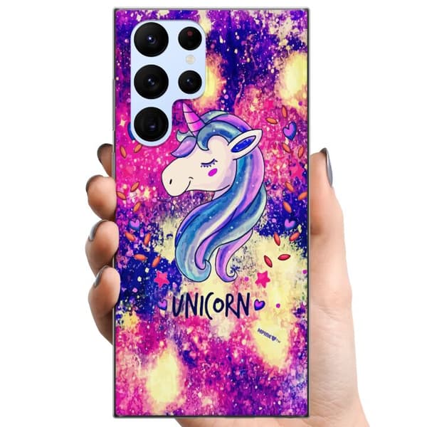 Samsung Galaxy S22 Ultra 5G TPU Mobilcover Enhjørning