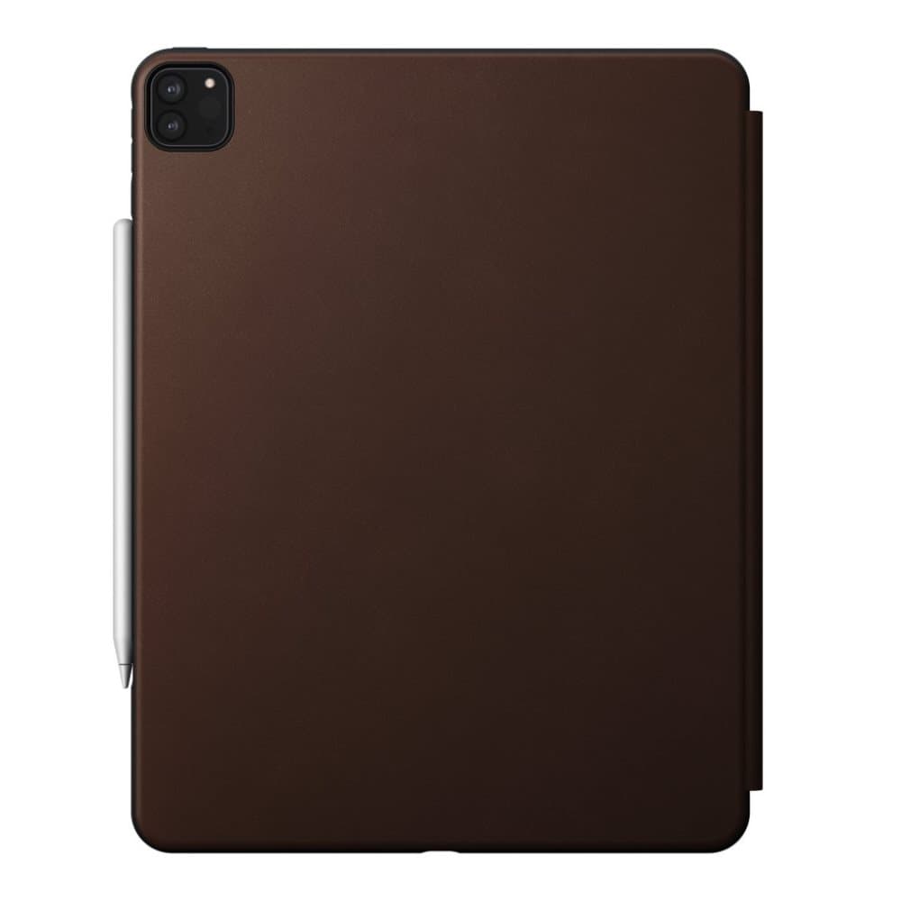 NOMAD Modern Leather Folio iPad Pro 12.9 ( A2378. A2461) Fodral Rustic Brown