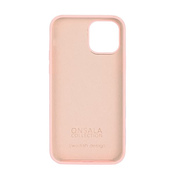 Mobilcover Silikone Chalk Pink - iPhone 12 / 12 Pro