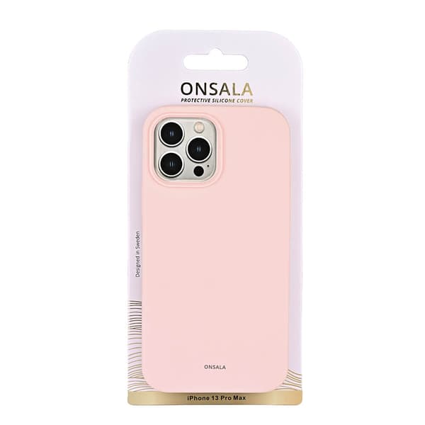 Suojakuori Silikooni Chalk Pink - iPhone 13 Pro Max