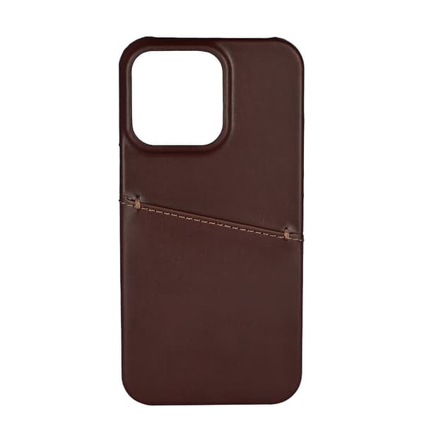 Mobildeksel Lær Brun - iPhone 13 Pro