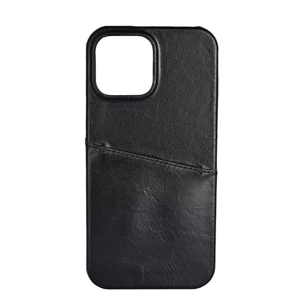 Cover Læder Sort - iPhone 13 Pro Max