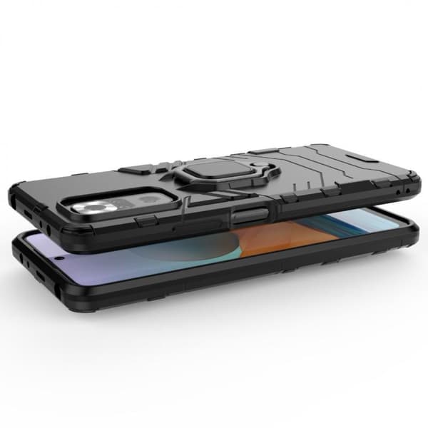 Xiaomi Redmi Note 10 Pro 4G Stöttåligt Skal med Ringhållare ThinArmor®