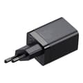 Miniatyrbilde 1 av 4: Baseus Super Si Pro Quick Charger C+U 30W Vegglader - Sort