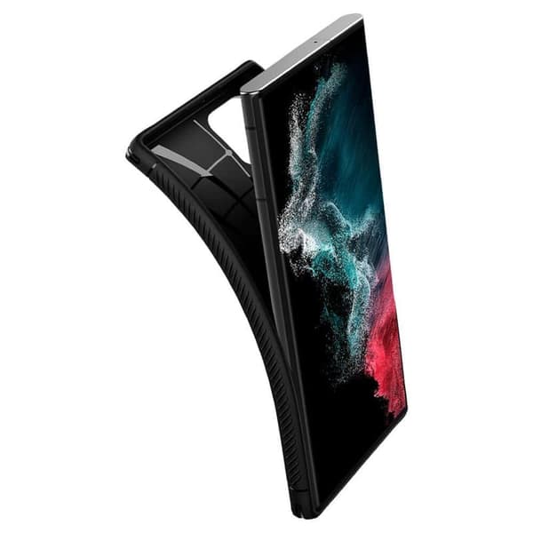 Spigen Rugged Armor skal Samsung Galaxy S22 Ultra - Svart