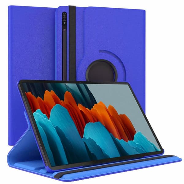 360° käännettävä kotelo Samsung Galaxy Tab S7 - Tummansininen