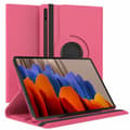 Miniatyrbillede 1 af 3: 360 drejelig cover Samsung Galaxy Tab S7 Plus - Mørkpink