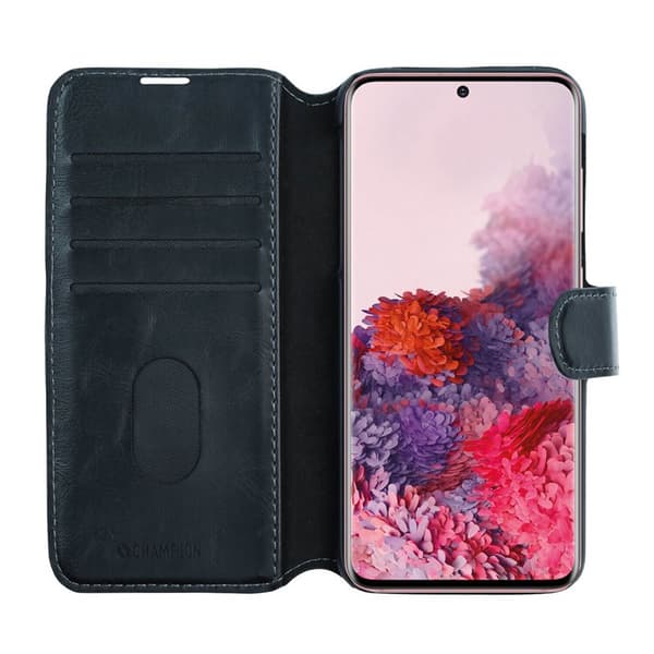 Slim lommebokdeksel Samsung Galaxy S20 - Sort