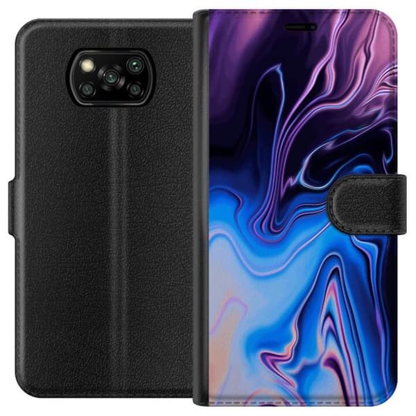 Xiaomi Poco X3 NFC Tegnebogsetui Mønster