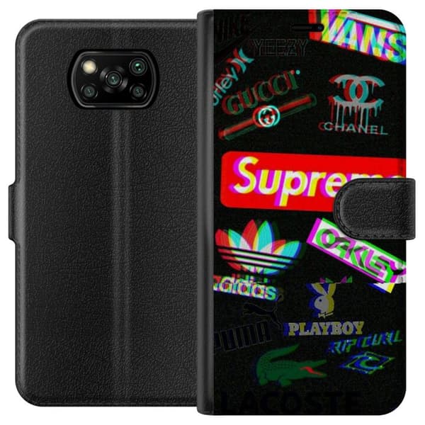 Xiaomi Poco X3 NFC Plånboksfodral 3D