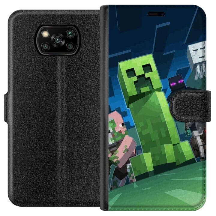 Xiaomi Poco X3 NFC Plånboksfodral MineCraft