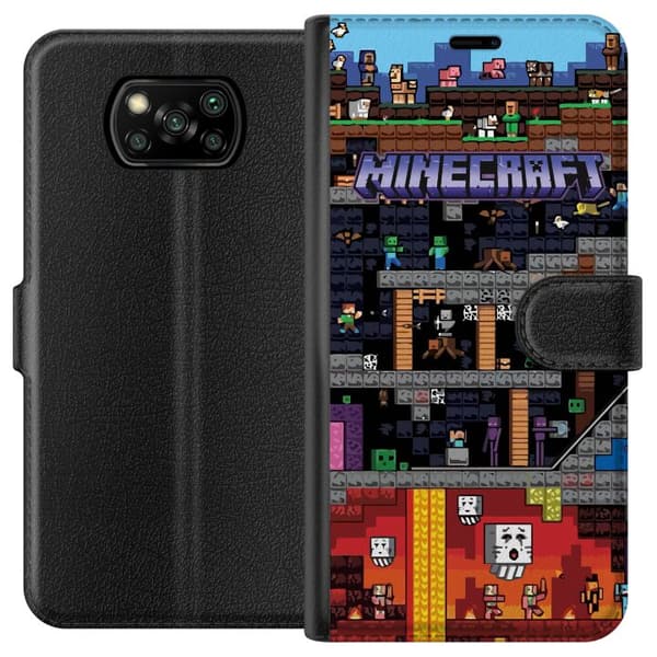 Xiaomi Poco X3 NFC Lompakkokotelo Minecraft