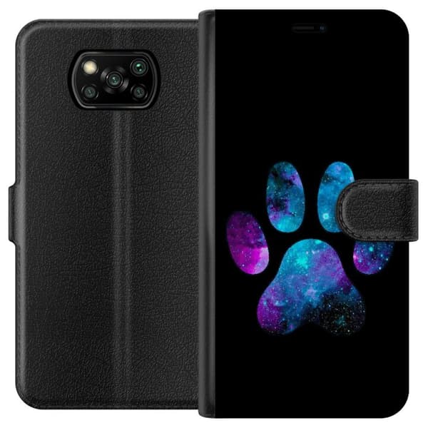 Xiaomi Poco X3 NFC Lompakkokotelo Galaksin Tassu