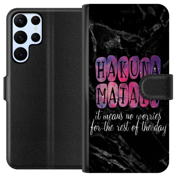 Samsung Galaxy S22 Ultra 5G Plånboksfodral Hakuna Matata