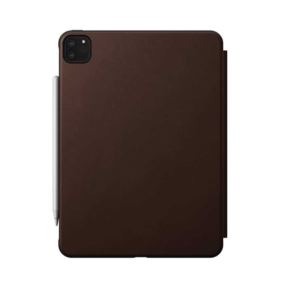 NOMAD Modern Leather Folio iPad Pro 11 (A2377. A2459. A2301) Fodral Rustic Brown