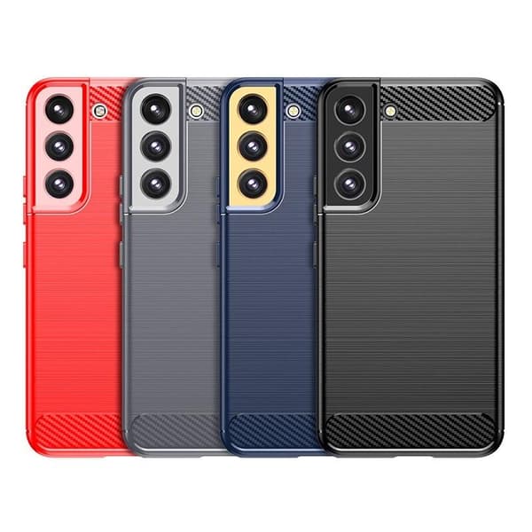 SKALO Samsung S22+ Armor Carbon Stødsikker TPU-cover