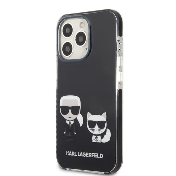 Karl Lagerfeld iPhone 13 Pro Kuori Karl & Choupette Musta