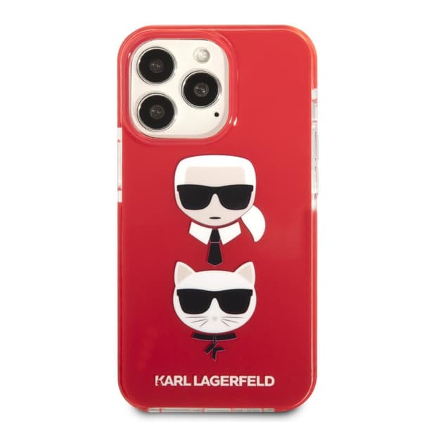 Karl Lagerfeld iPhone 13 Pro Skal Karl & Choupette Röd