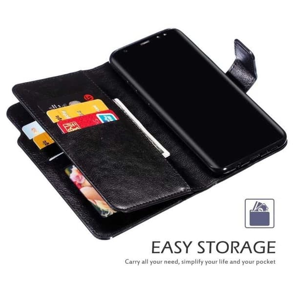 Samsung S8 Plus praktisk pung-etui med 12-bakker Array V4