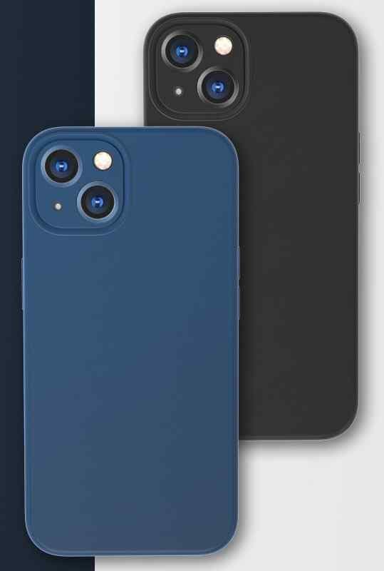 iPhone 13 - Skal af mikrofiber-silikone