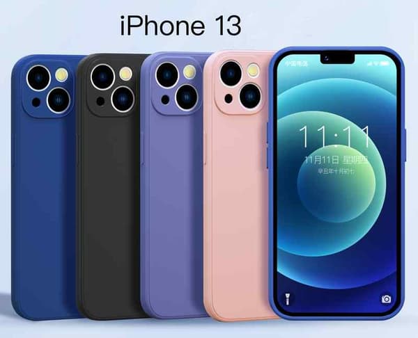 iPhone 13 - Skal af mikrofiber-silikone Ljusgrön
