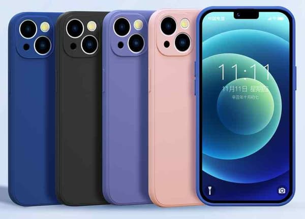 iPhone 13 Mini Skal - Mikrofiber Silikon Ljusgrön