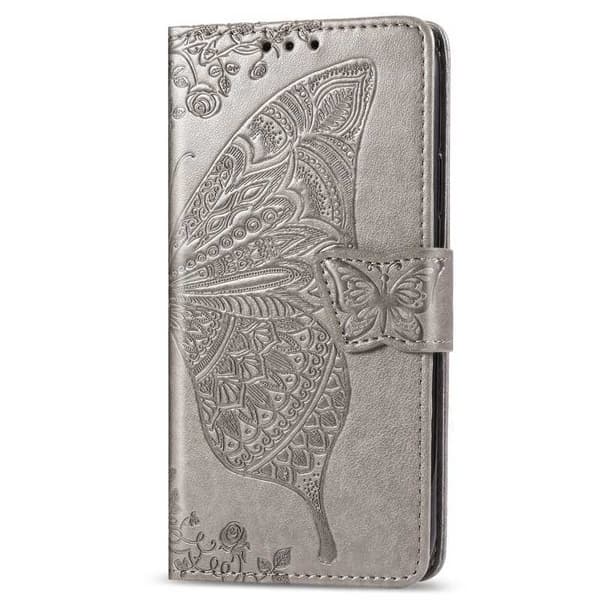 Samsung S8 Plånboksfodral PU-Läder 4-FACK Motiv Fjäril