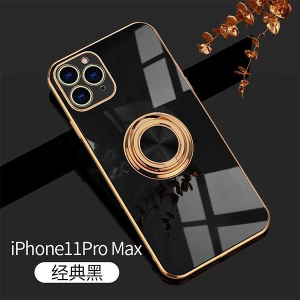 iPhone 11 Pro Max Elegant & Stöttåligt Skal med Ringhållare Flawless