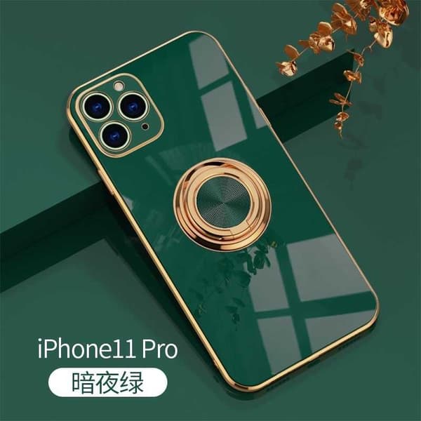 iPhone 11 Pro Elegant & Stöttåligt Skal med Ringhållare Flawless