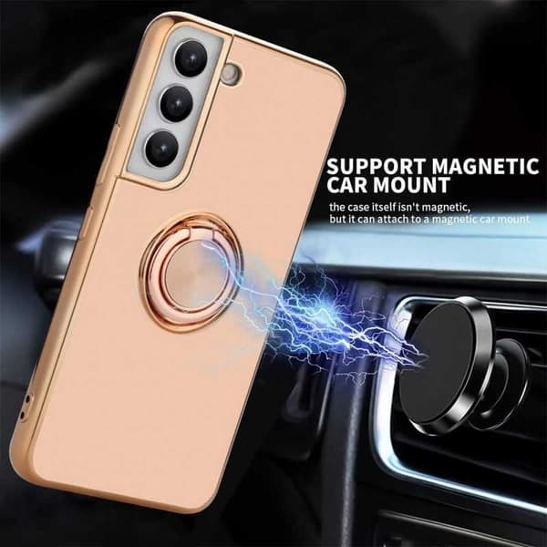 Samsung S21 Elegant & stødsikkert cover med ringholder fejlfri