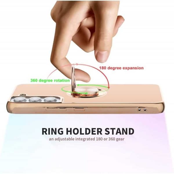 Samsung S21 Elegant & stødsikkert cover med ringholder fejlfri