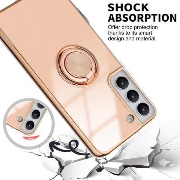 Samsung S21 Elegant & stødsikkert cover med ringholder fejlfri