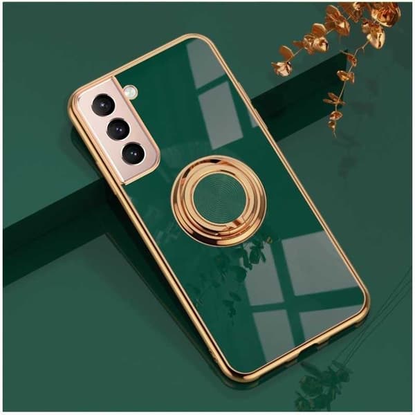 Samsung S21 Elegant & stødsikkert cover med ringholder fejlfri