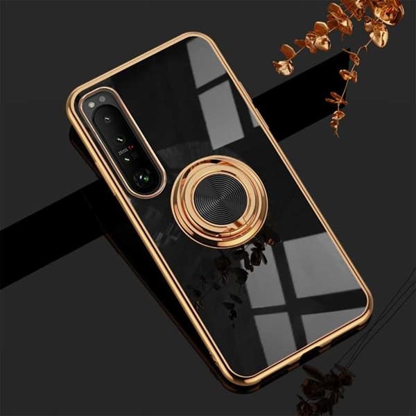 Xperia 10 III tyylikäs ja iskunkestävä kotelo Flawless sormustelineellä