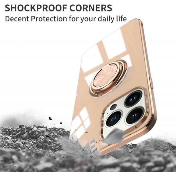iPhone 12 Pro Max Elegant & stødsikkert cover med ringholder fejlfri
