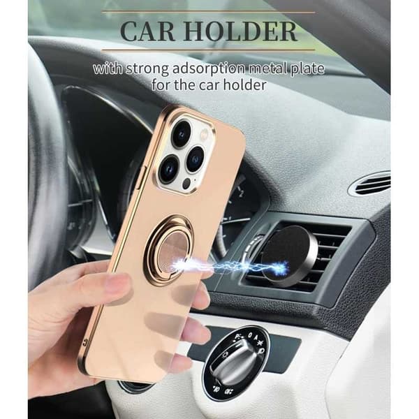iPhone 12 Pro Max Elegant & stødsikkert cover med ringholder fejlfri