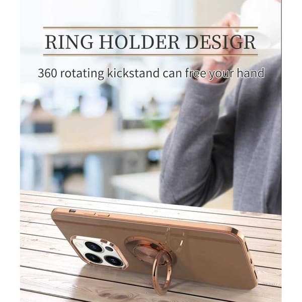 iPhone 12 Pro Max Elegant & stødsikkert cover med ringholder fejlfri