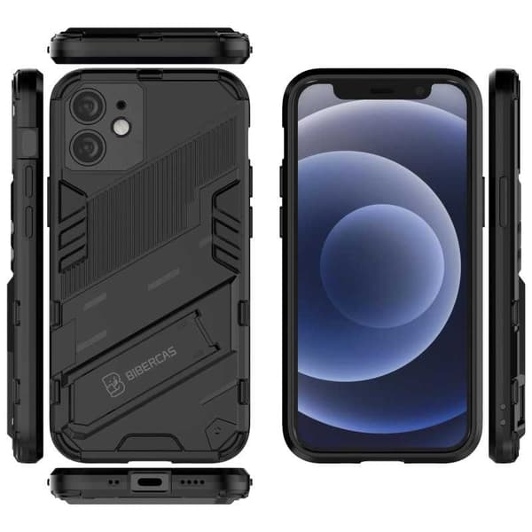 iPhone 12 Mini Stöttåligt Skal med Kickstand ThinArmor V2