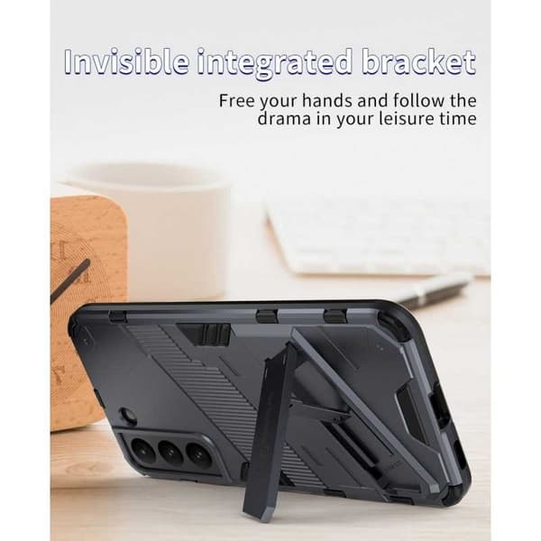 Samsung S22 Plus Stöttåligt Skal med Kickstand ThinArmor V2