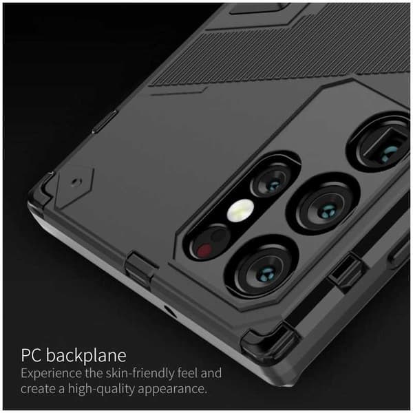 Samsung S22 Ultra Stöttåligt Skal med Kickstand ThinArmor V2
