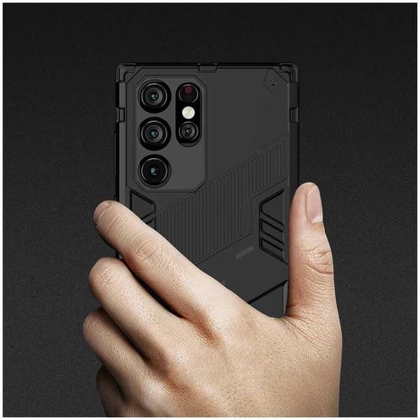 Samsung S22 Ultra Stöttåligt Skal med Kickstand ThinArmor V2