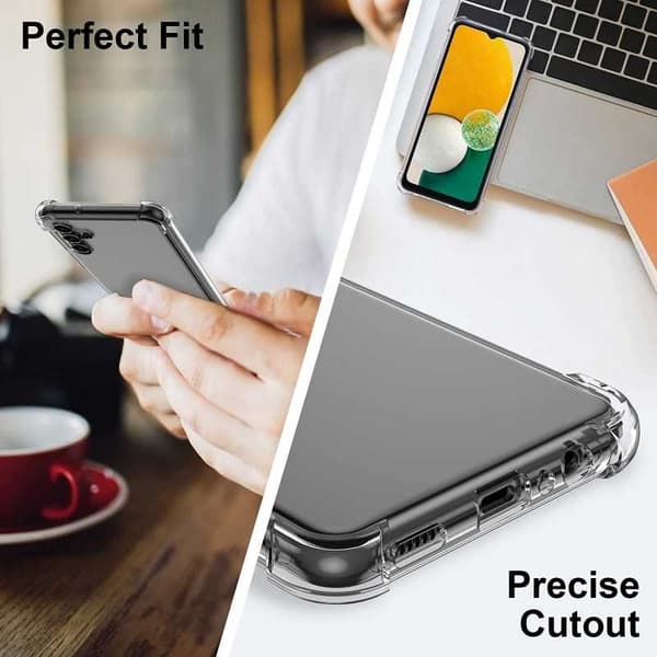 Samsung A13 5G / A04s stødabsorberende silikone Shell Shockr