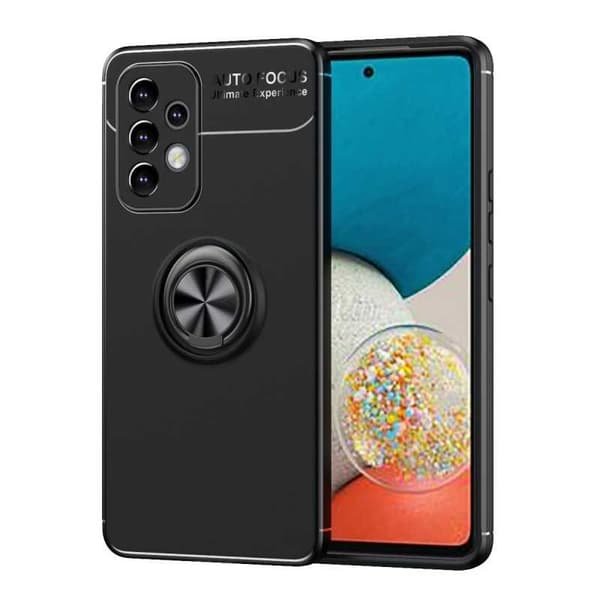 Samsung A53 5G Praktisk Stöttåligt Skal med Ringhållare V3