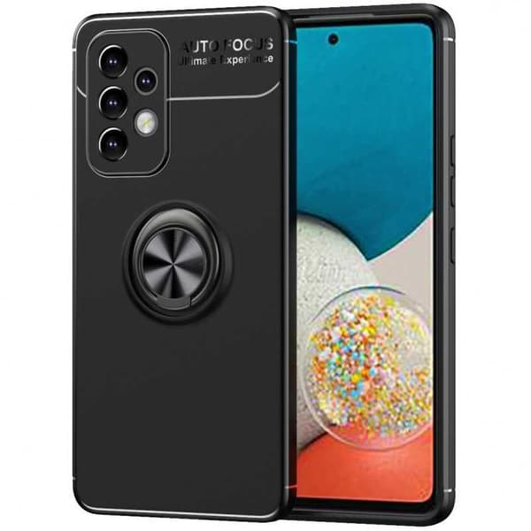 Samsung A33 5G Praktisk Stöttåligt Skal med Ringhållare V3