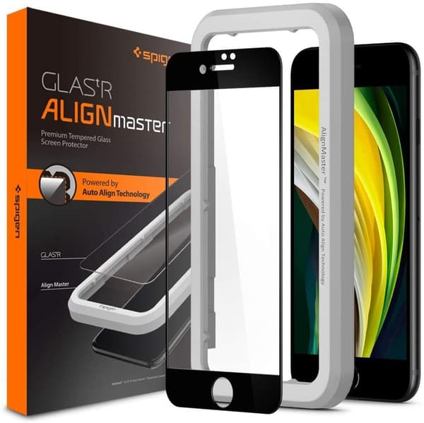 Spigen iPhone 7/8/SE Skærmbeskytter GLAS.tR ALIGNmaster