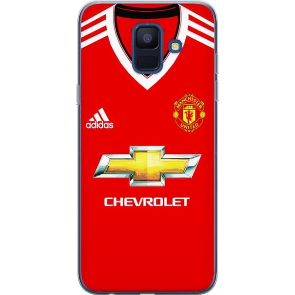 Samsung Galaxy A6 (2018) Genomskinligt Skal Manchester United FC
