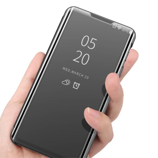 SKALO Samsung S22 Clear View Lompakkokotelo - Sininen