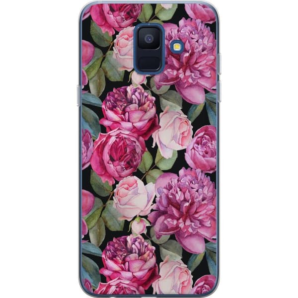 Samsung Galaxy A6 (2018) Deksel / Mobildeksel - Blomster