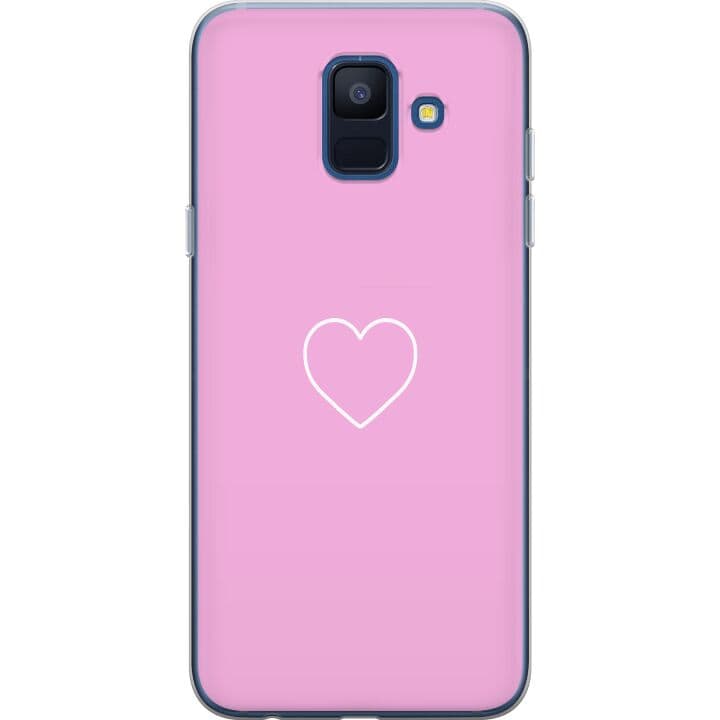 Samsung Galaxy A6 (2018) Skal / Mobilskal - Hjärta