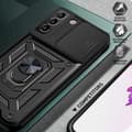 Pikkukuva 6 / 9: SKALO Samsung S22 Armor hybridi metallirengas kameran liukusäädin - - Musta